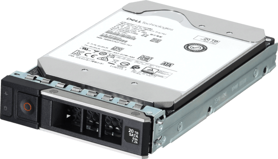 Image of Dell 20TB 7.2K 512e 6Gbps SATA 3.5 HDD Ultrastar DC HC580