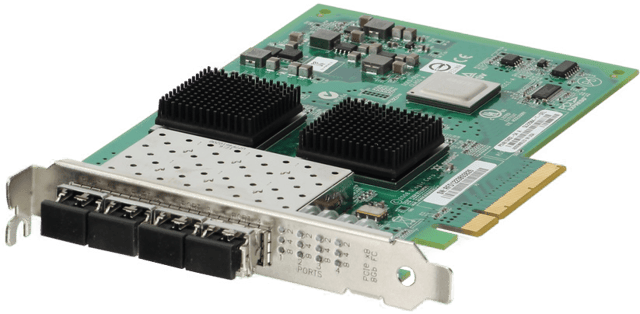 Image of Dell QLogic QLE2564 Quad Port 8Gb SFP+ HBA Full Height