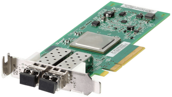 Image of Dell QLogic QLE2562 Dual Port 8Gb Fibre Channel HBA Low Profile