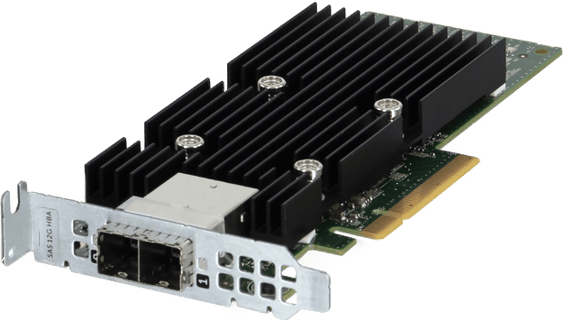 Image of Dell External SAS 12Gb/s Dual Port Host Bus Controller Low Profile Adapter