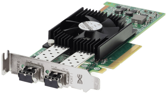 Image of Dell Emulex LPE16002 Dual Port 16Gb SFP+ HBA Low Profile