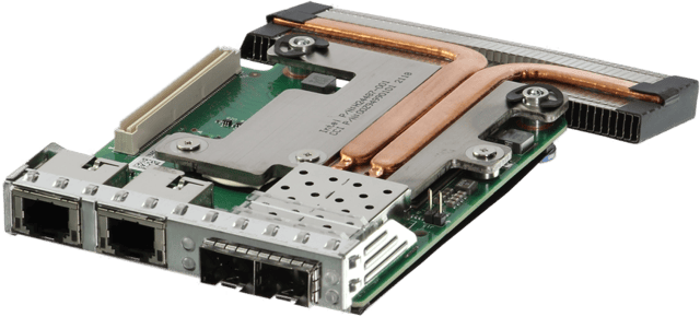 Image of Dell Intel X710 Dual Port 10Gb SFP & I350 Dual Port 1Gb RJ45 rNDC