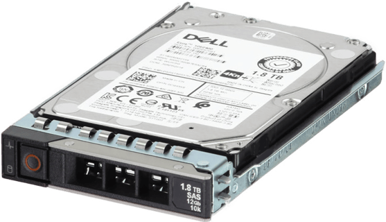 Image of Dell 1.8TB 10K 12Gbps SAS 2.5 HDD 4Kn