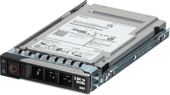 Image of Dell 3.84TB PCIe Gen4 NVMe Read Intensive TLC 2.5 SSD KCD6XLUL3T84 CPO