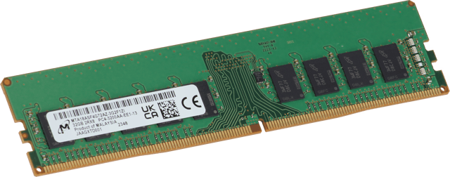 Image of Micron 32GB 2Rx8 PC4-3200 ECC Unbuffered
