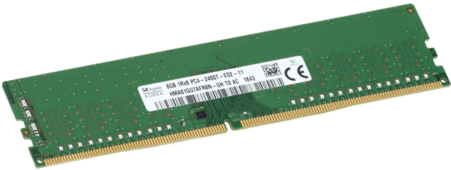 Image of Hynix 8GB 1Rx8 PC4-2400 ECC UnBuffered