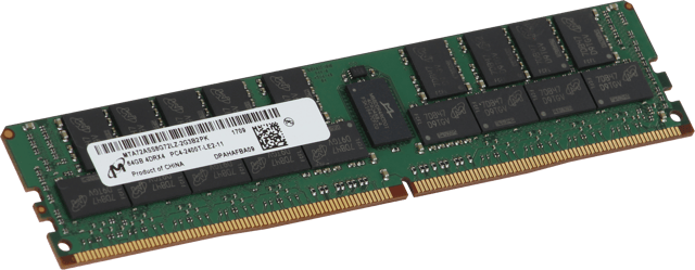 Image of Micron 64GB 4Rx4 LRDIMM, 2400MT/s Load Reduced