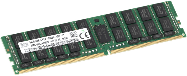 Image of Hynix 64GB 4Rx4 LRDIMM, 2400MT/s Load Reduced