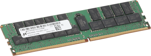 Image of Micron 64GB 4Rx4 LRDIMM, 2400MT/s Load Reduced