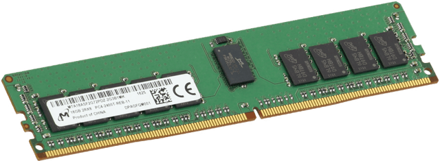 Image of Micron 16GB 2Rx8 RDIMM, 2400MT/s