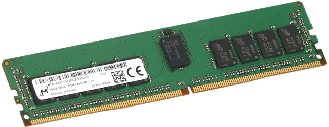 Image of Micron 16GB 2Rx8 RDIMM, 2400MT/s
