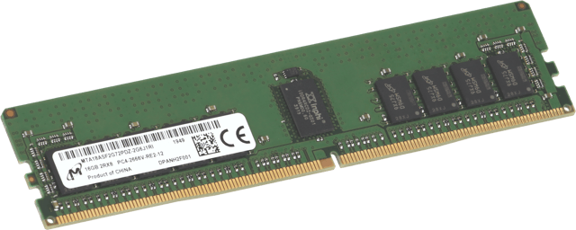 Image of Micron 16GB RDIMM 2Rx8, 2666MT/s