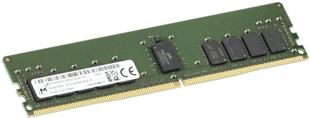 Image of Micron 16GB RDIMM 2Rx8, 3200MT/s