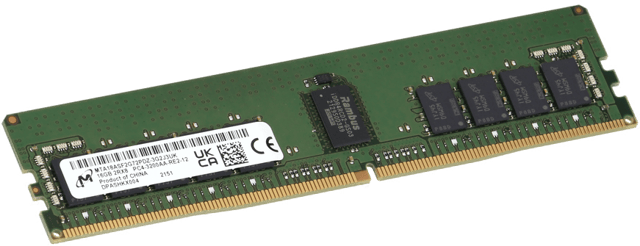 Image of Micron 16GB RDIMM 2Rx8, 3200MT/s