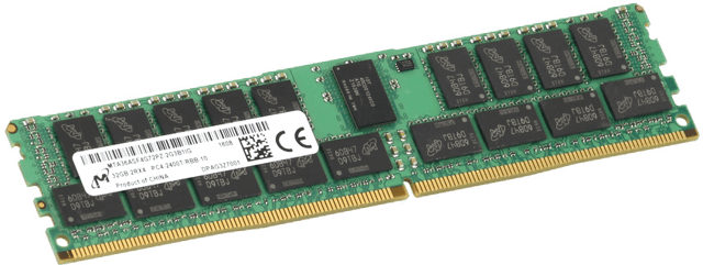 Image of Micron 32GB 2Rx4 RDIMM, 2400MT/s