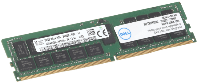 Image of Hynix 32GB 2Rx4 RDIMM, 2666MT/s