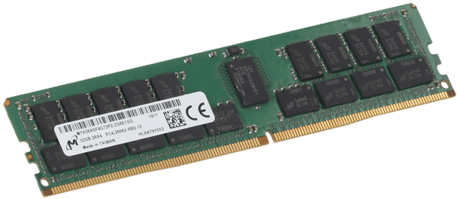Image of Micron 32GB 2Rx4 RDIMM, 2666MT/s