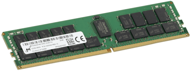Image of Micron 32GB 2Rx4 RDIMM, 3200MT/s