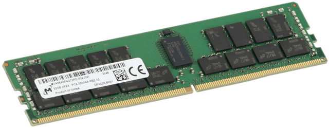 Image of Micron 32GB RDIMM 2Rx8, 3200MT/s