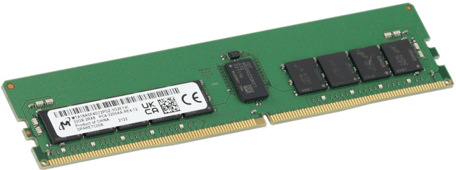 Image of Micron 32GB RDIMM 2Rx8, 3200MT/s