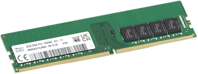 Image of Hynix 32GB 2Rx8 PC4-3200 ECC UnBuffered