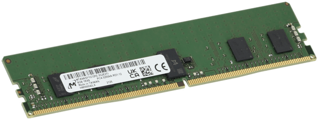 Image of Micron 8GB 1Rx8 RDIMM, 3200MT/s