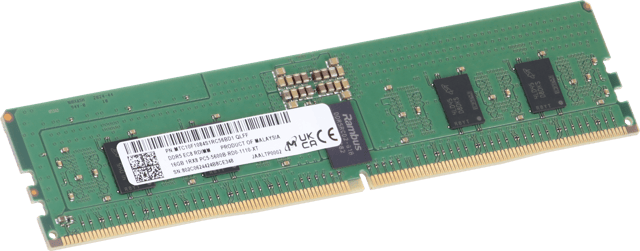 Image of Micron 16GB 1Rx8 DDR5 RDIMM, 5600MT/s