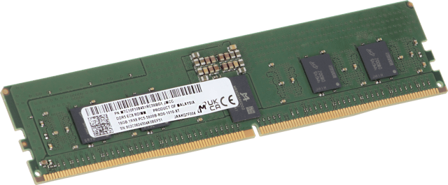 Image of Micron 16GB 1Rx8 DDR5 RDIMM, 5600MT/s