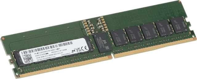Image of Micron 32GB 2Rx8 DDR5 RDIMM, 5600MT/s
