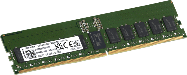 Image of Kingston 32GB 2Rx8 DDR5 RDIMM, 5600MT/s