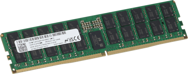 Image of Micron 64GB 2Rx4 DDR5 RDIMM, 5600MT/s