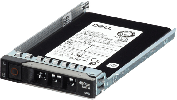Image of Dell Micron 480GB 6Gbs TLC Mix Use SATA 7mm 2.5 SSD 512e 5200 Max