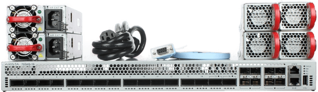 Image of Arista DCS-7050Q-16-F 16P 40GbE QSFP+ 8P 1GbE SFP Switch
