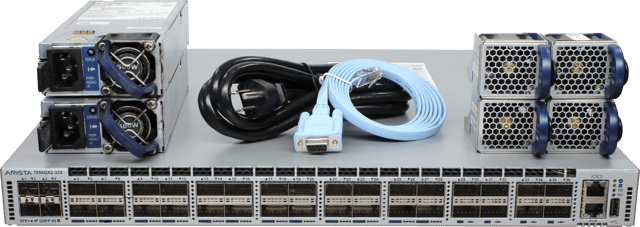 Image of Arista DCS-7050QX2-32S-R 32P 40GbE QSFP+ 4P 10GbE SFP+ RA Switch