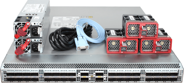 Image of Arista DCS-7280CR3K-32D4-F 32P 100GbE QSFP100 4P 400GbE QSFP-DD Switch