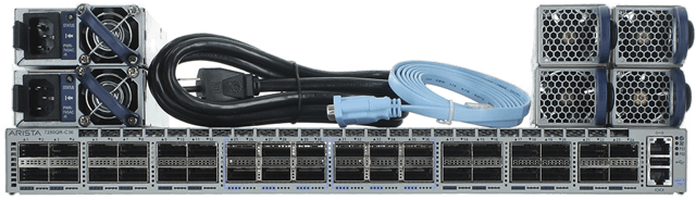 Image of Arista DCS-7280QR-C36-R 56P 40GbE QSFP+ 12P 100GbE QSFP28 RA Switch