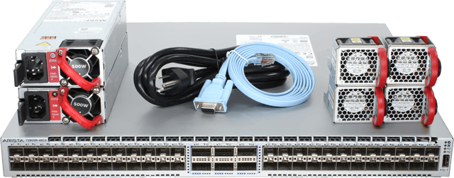 Image of Arista DCS-7280SR-48C6-F 48P 10GbE SFP+ 6P 100GbE QSFP100 Switch