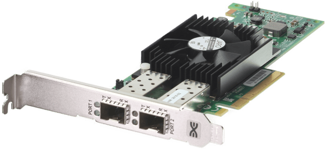 Image of Dell Emulex OCe14102B-U1D Dual Port 10GbE SFP CNA Full Height