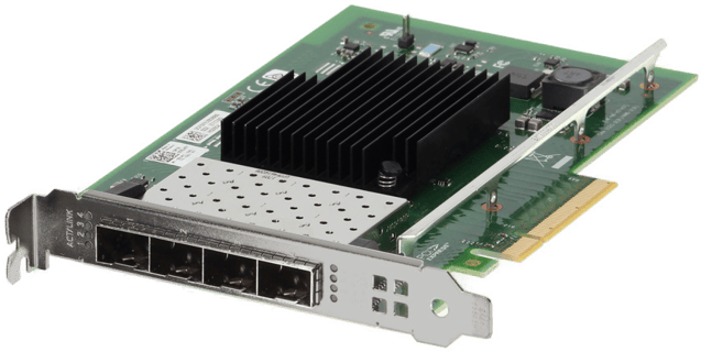 Image of Dell Intel X710-DA4 Quad Port 10Gb SFP+ CNA Full Height