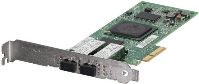 Image of Dell QLogic QLE2462 Dual Port 4Gb Fibre Channel HBA Full Height