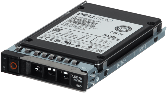 Image of Dell 7.68TB PCIe Gen4 NVMe Read Intensive TLC 2.5 SSD PM1733 V2