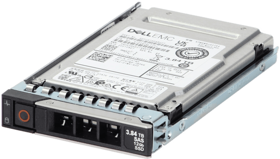 Image of Dell 3.84TB 12/24Gbps SAS Read Intensive TLC SED FIPS 2.5 SSD KPM6WRUG3T84