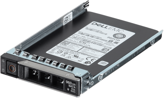 Image of Dell 960GB 6Gbps SATA Read Intensive TLC SED eSSC 7mm 2.5 SSD 5300 Pro