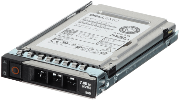 Image of Dell 7.68TB PCIe Gen3 NVMe Read Intensive TLC 2.5 SSD KCD5XLUG7T68