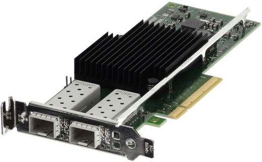 Image of Dell Intel X710-DA2 Dual Port 10GbE SFP+ CNA Low Profile
