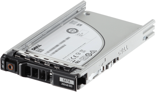 Image of Dell 200GB 6Gbps SATA Write Intensive MLC 7mm 2.5 SSD S3710 CPO