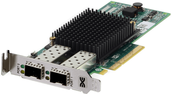 Image of Dell Emulex LPE15002B-M8-D Dual Port 8Gb SFP+ HBA Low Profile
