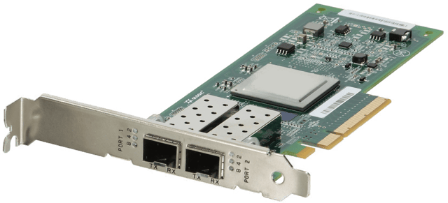 Image of Dell QLogic QLE2562 Dual Port 8Gb SFP+ HBA Full Height