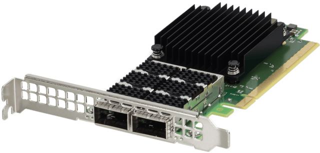 Image of Dell Solarflare SFN7042Q Dual Port 40Gb QSFP Full Height