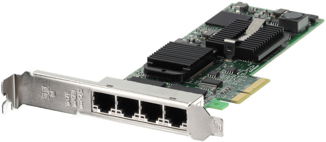 Image of Dell Intel PRO/1000 VT Quad Port Server , Gigabit, Copper, PCIe x4